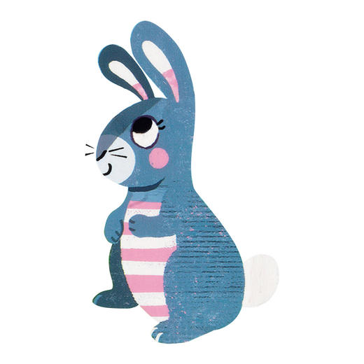 djeco幼儿15片动物木质大块拼图嵌入式拼板儿童益智智力玩具2-3岁 商品图3