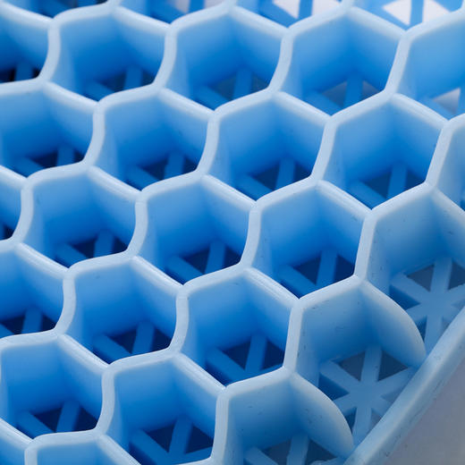 蜂窝凝胶减压坐垫枕头 减压护颈椎 缓解久坐腰背酸痛 开车居家适用 商品图4