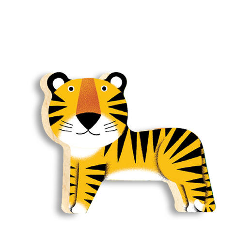 djeco幼儿15片动物木质大块拼图嵌入式拼板儿童益智智力玩具2-3岁 商品图8