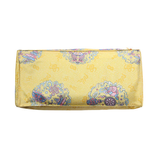 【皇锦】祥云八宝·真丝印花半圆形荞麦枕 商品图1