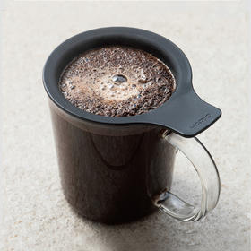 【HARIO】耐热玻璃咖啡杯带滤网咖啡过滤杯 OCM-1-B