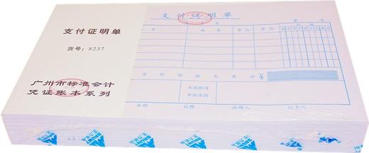 主力上值24开凭证单225*127mm10本/包 商品图0