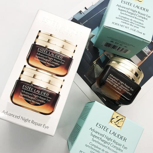 现货~雅诗兰黛抗蓝光眼霜小棕瓶套装15m*2 商品图3