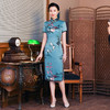 中国风复古，演出走秀改良版旗袍裙TY-JYJ-016 商品缩略图0