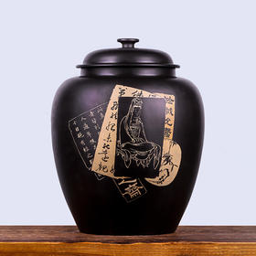 紫器丹青  茶缸