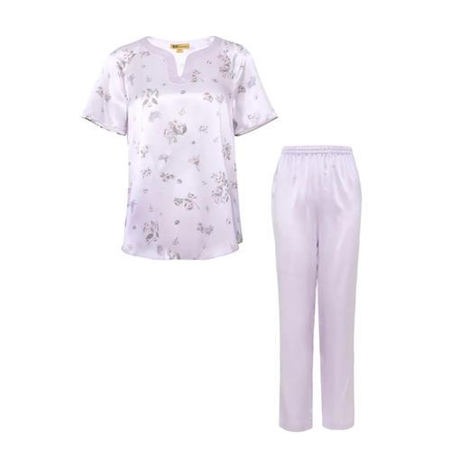 【皇锦】海棠蝴蝶·真丝套装 商品图4