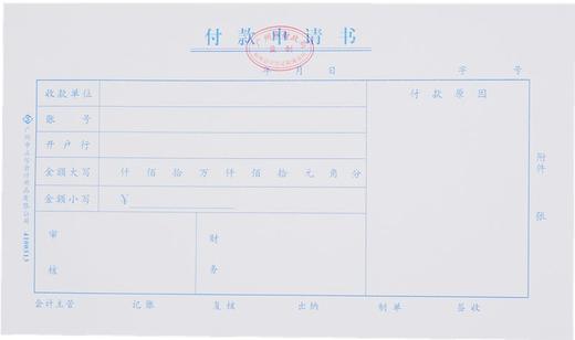 立信24开凭证单2258127mm10本/包记账费用报销收付款现金差旅收入支出借款借支申请审批 商品图0