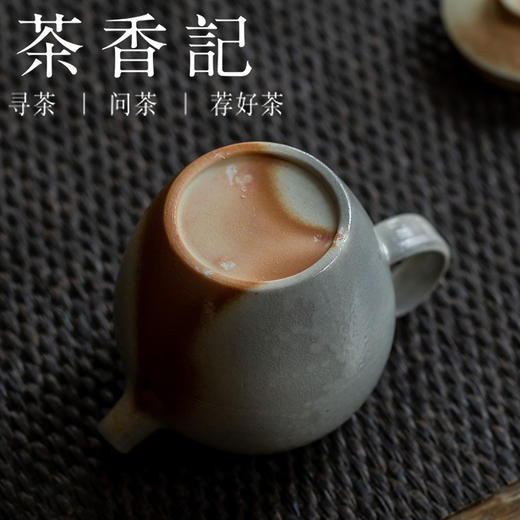 茶香记 景德镇手作古法柴烧小壶130ml瓷壶泡茶壶自然落灰龙蛋壶 商品图4