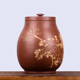 紫器丹青  茶缸