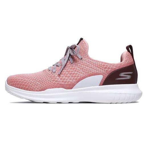 skechers斯凯奇女鞋休闲鞋舒适透气系带网面运动鞋14845pnk