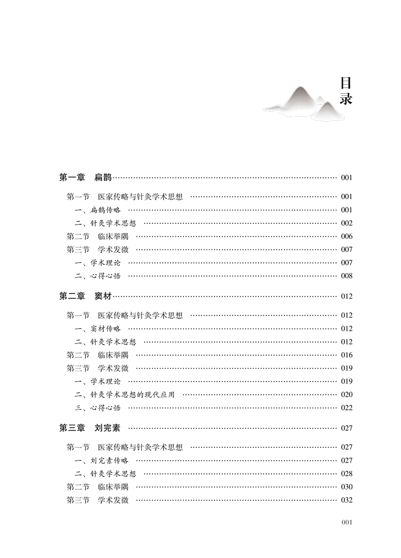 目录9787513261197燕赵古代医家针灸学术思想集萃1.jpg