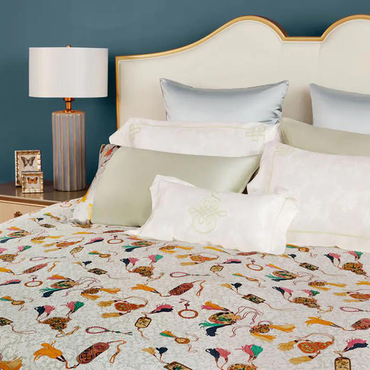 【皇锦】荷意年年·真丝被三件套 商品图1