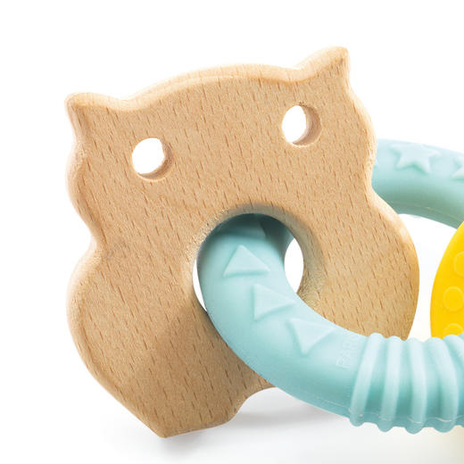 婴儿宝宝牙咬胶可紫外线磨牙玩具硅胶可啃咬胶3-6-9-12个月 商品图3