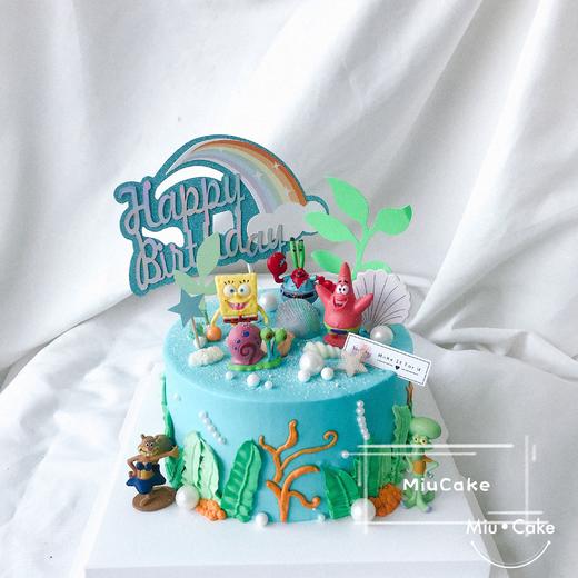 海绵宝宝主题蛋糕 商品图0