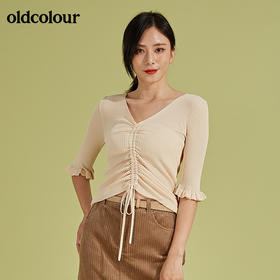 oldcolour抽绳针织衫BM31052029