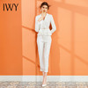 IWY/白色长袖西装长裤套装CP936 商品缩略图0