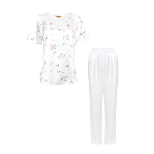 【皇锦】海棠蝴蝶·真丝套装 商品图2