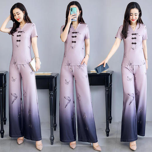 夏季宽松气质中国风两件套 商品图2