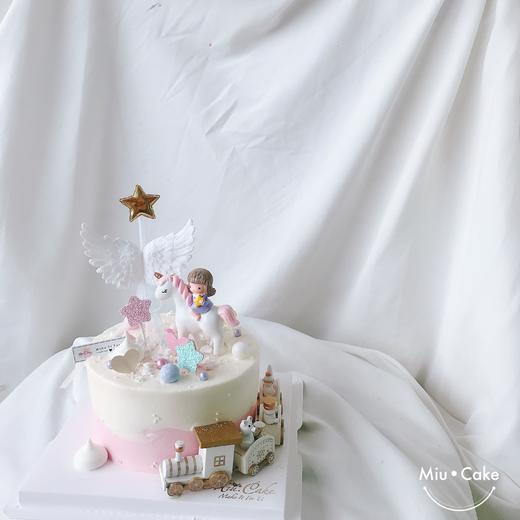独角兽女孩蛋糕 商品图0