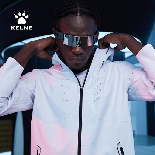 卡尔美男士春季连帽开衫运动外套 商品图2