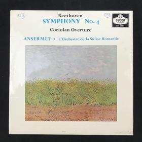 LP黑胶唱片 贝多芬《第四交响曲》《科里奥兰序曲》 瑞士罗曼德管弦乐团 瑞士指挥家恩奈斯特·安塞美
