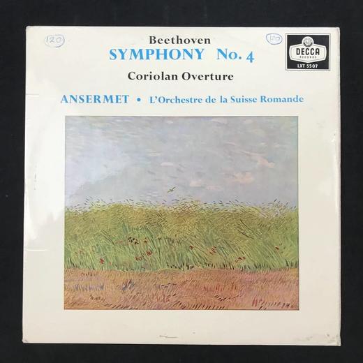 LP黑胶唱片 贝多芬《第四交响曲》《科里奥兰序曲》 瑞士罗曼德管弦乐团 瑞士指挥家恩奈斯特·安塞美 商品图0