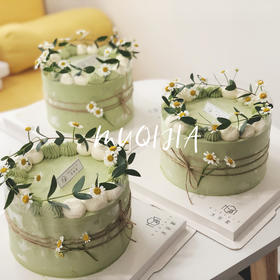 小清新抹茶蛋糕