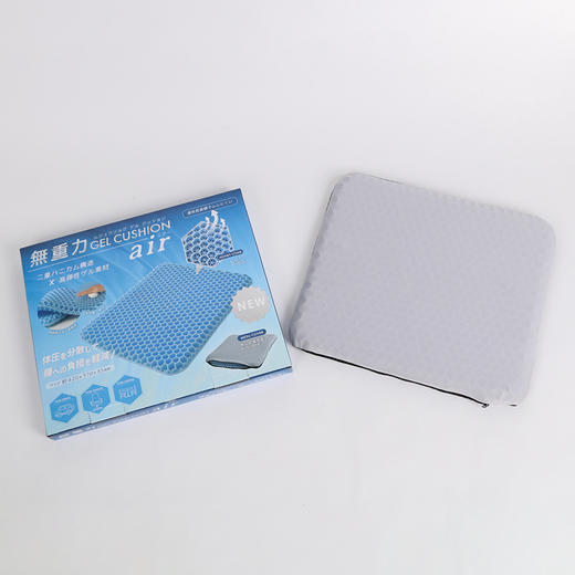 蜂窝凝胶减压坐垫枕头 减压护颈椎 缓解久坐腰背酸痛 开车居家适用 商品图3