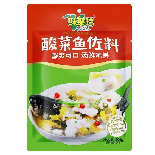 味聚特  大片酸菜鱼佐料  300g 商品图0