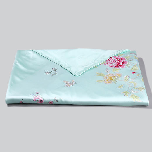 【皇锦】满庭芳·真丝印花蚕丝被套 商品图0
