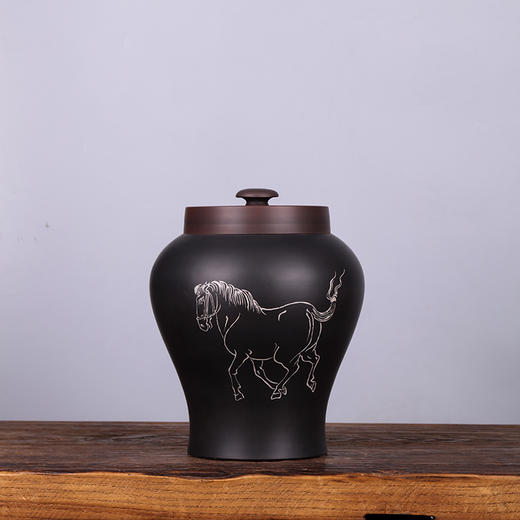 紫器丹青  茶罐 商品图0