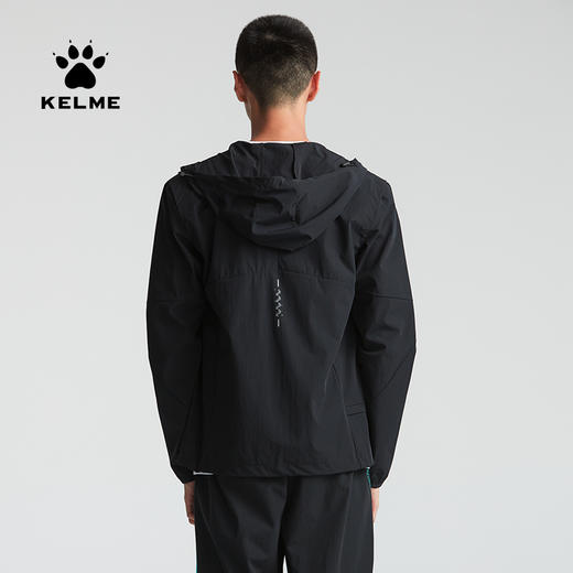 KELME卡尔美运动休闲外套新款春夏男士梭织连帽开衫拉链上衣 商品图4