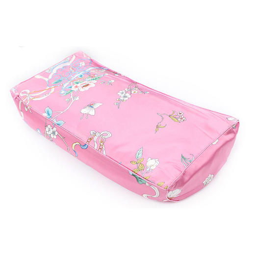 【皇锦】四季花篮·真丝印花半圆形荞麦枕 商品图1