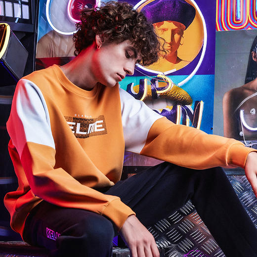 卡尔美男士圆领休闲卫衣 商品图3