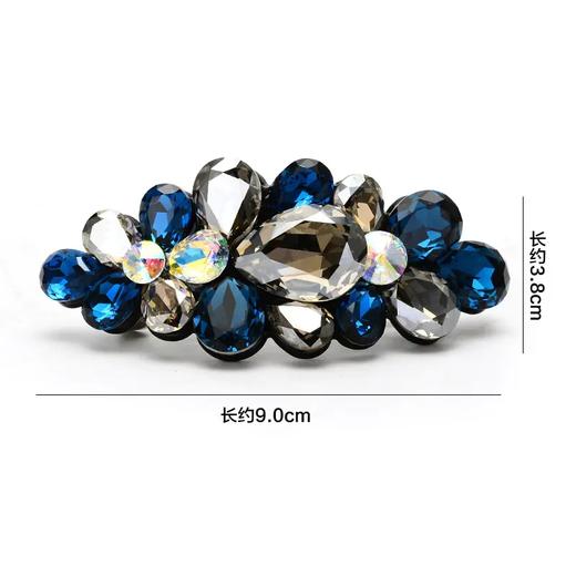 LBE-thj719新款时尚精品弹簧夹发卡高档水晶发夹 商品图8