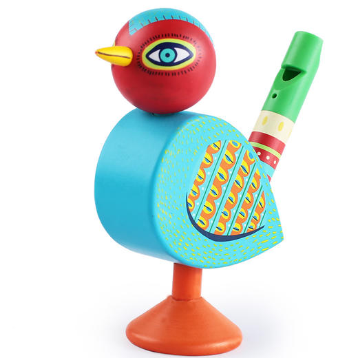 djeco儿童宝宝曼波小鸟叫卡通吹口哨玩具安全无毒幼儿园2-3岁益智 商品图0