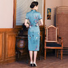 中国风复古，演出走秀改良版旗袍裙TY-JYJ-016 商品缩略图2