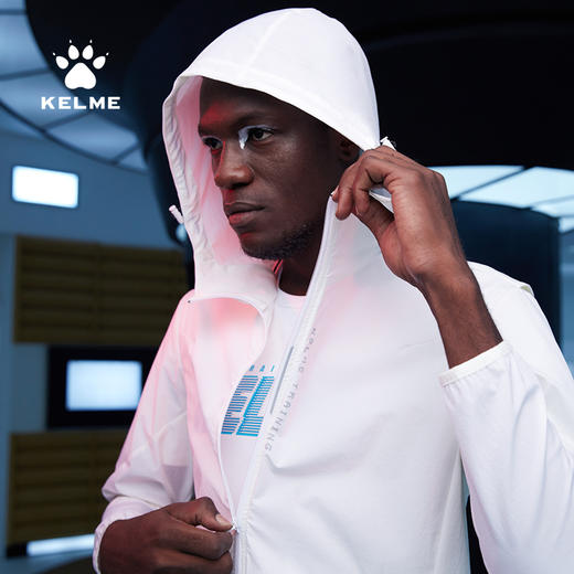 KELME卡尔美运动休闲外套新款春夏男士梭织连帽开衫拉链上衣 商品图0