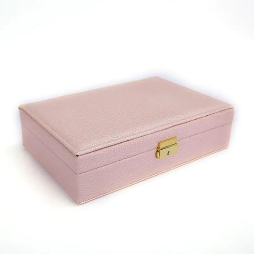 ZF618新款高档PU皮荔枝纹首饰收纳盒 商品图1