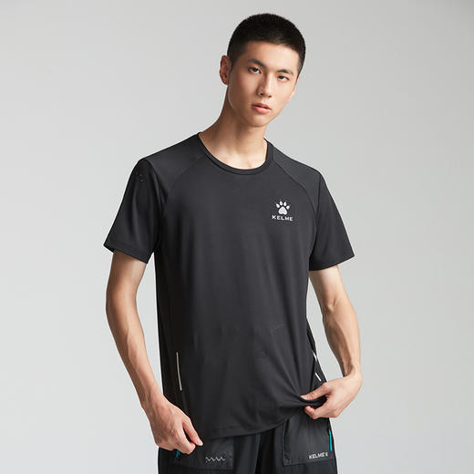 KELME卡尔美运动训练短袖夏季新款男士休闲圆领跑步速干T恤衫 商品图0