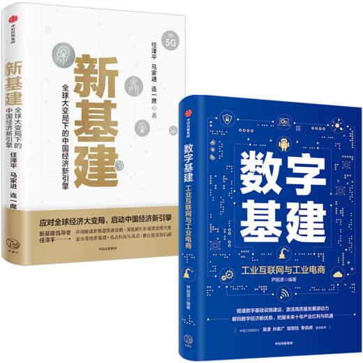 数字基建+新基建（套装2册） 任泽平 等著 数字经济 数字时代 5G 人工智能 数字化创新 物联网 信息技术与工业 中信出版社图 正版 商品图3