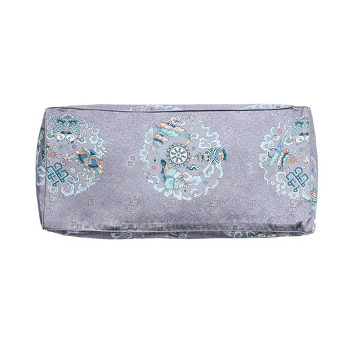 【皇锦】祥云八宝·真丝印花半圆形荞麦枕 商品图5