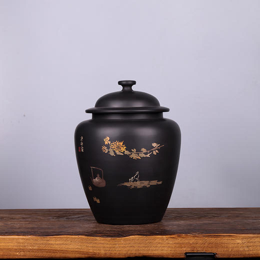紫器丹青  500g茶罐 商品图4