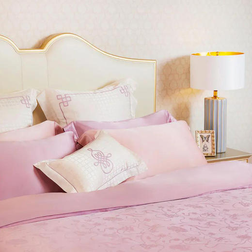 【皇锦】珠联璧合·提花缎被套三件套 商品图1