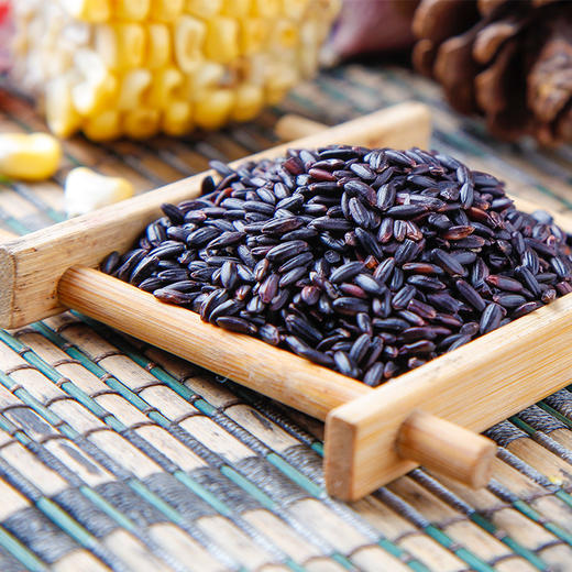 云南墨江紫糯米2斤装燕之坊紫米1kg云南墨江紫糯米米粒细长软糯可煮粥