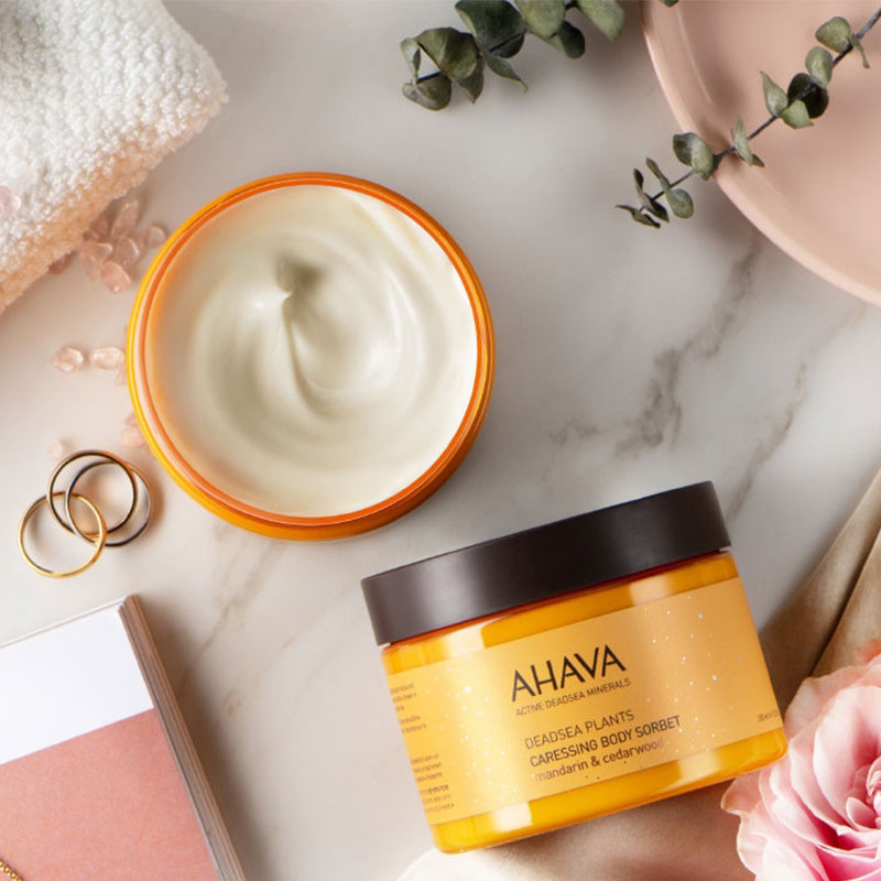 以色列AHAVA身体乳 死海身体补水膏 350ml保湿嫩白