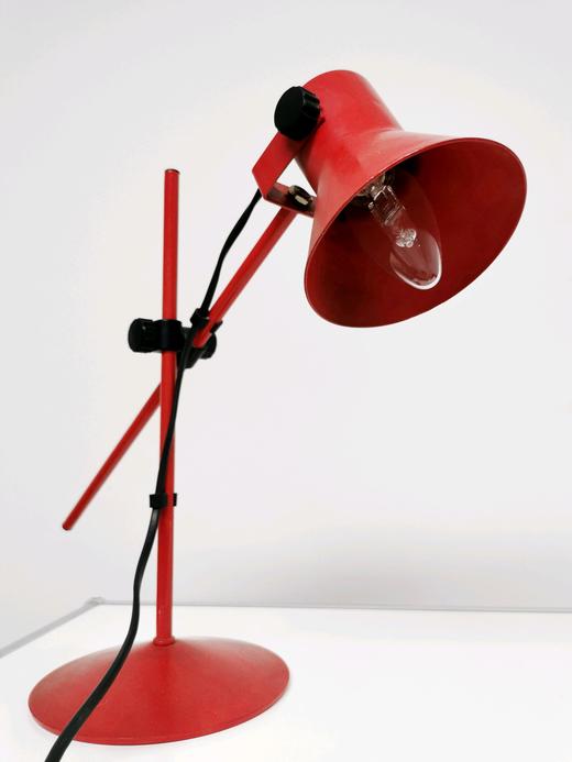 意大利中古长臂台灯 正红色 商品图12