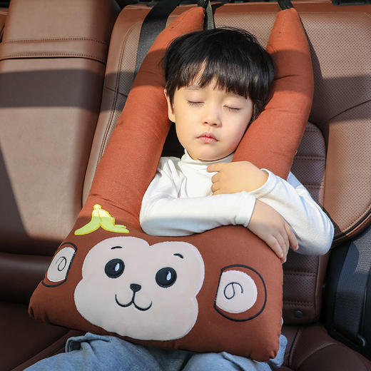 【车载睡觉神器 安全温暖的守护】儿童抱枕后排安全带护套 车内睡枕汽车用品 商品图6