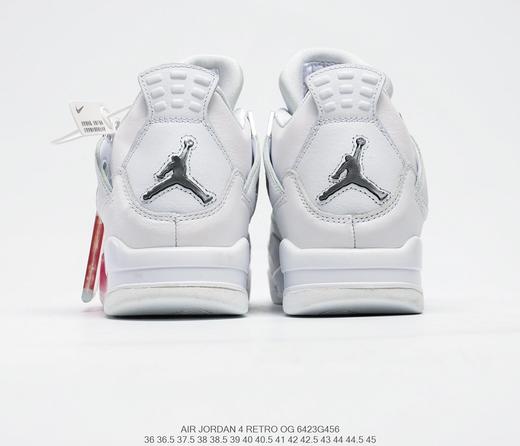 耐克NIKE Air Jordan 4 Retro"White/Cement"AJ4代中帮复古休闲运动文化篮球鞋 商品图5