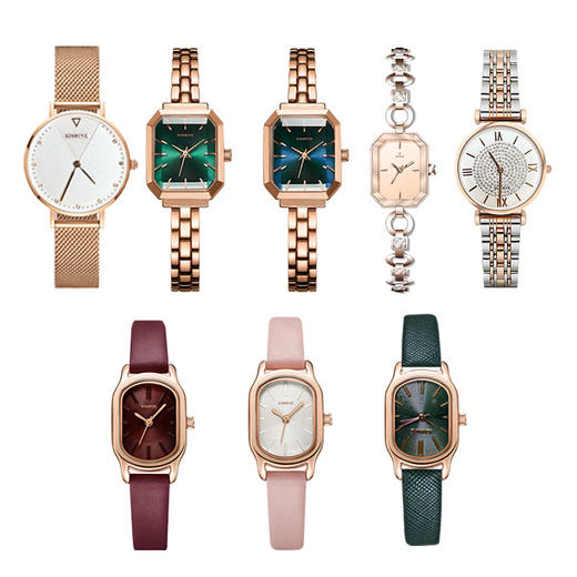 kishine系列石英腕表 《说好不哭》mv女主三吉彩花同款腕表,高颜值,高